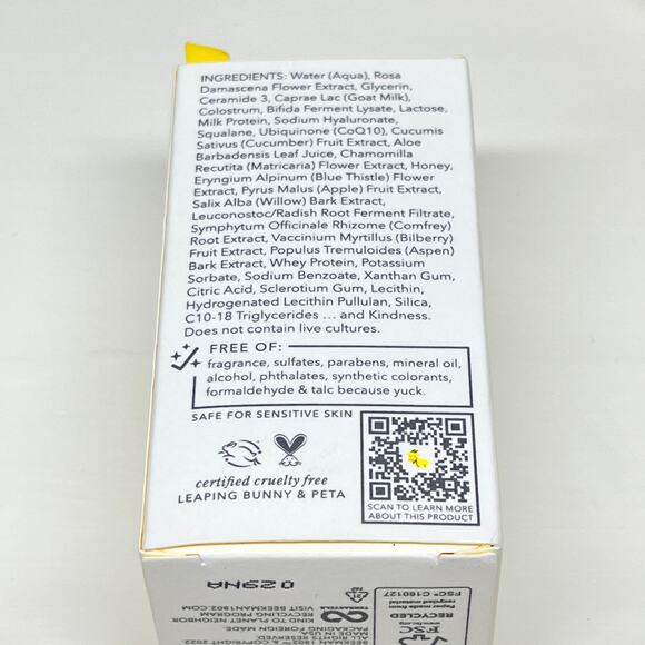 Beekman 1802 Milk Drops Probiotic Ceramide Serum Regular .95 fl oz - Picture 4 of 4